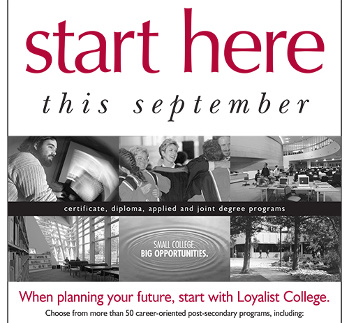 Start Here – Intelligencer full page – March 2005