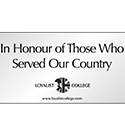Remembrance Day – Intelligencer – October 2005