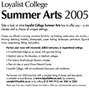 Summer Arts Umbrella – February 2005