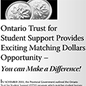Ontario Trust Student Opportunity Focus Spring Ad – March 2006