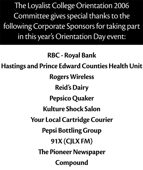 Pioneer Orientation Ad – August 2006