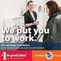Arts and Design Foundations , Grapevine Ad – October 2015