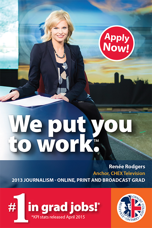Loyalist Journalism Grad , Renee Rogers, Snapd Ad – January 2016